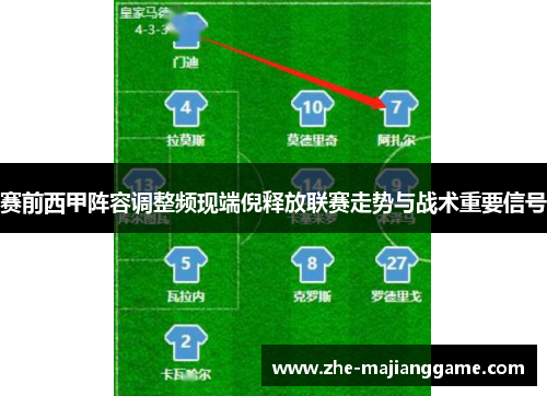 赛前西甲阵容调整频现端倪释放联赛走势与战术重要信号